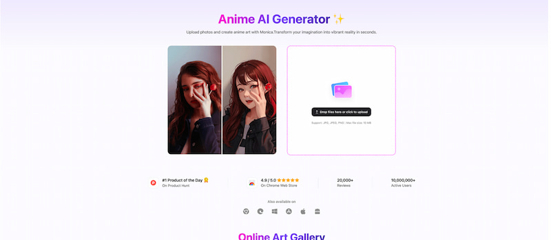 Monica Ai Anime Generator