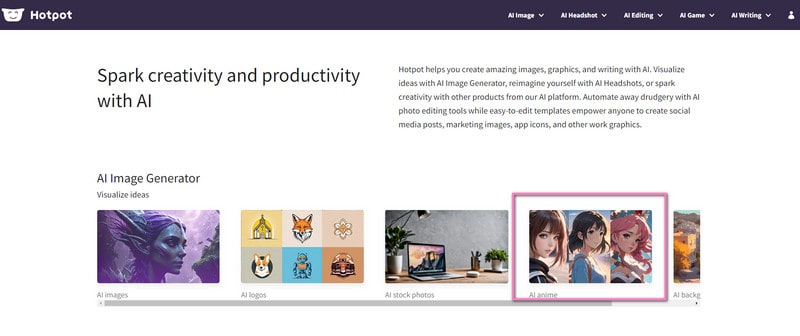 Anime AI Generator Hotpotai