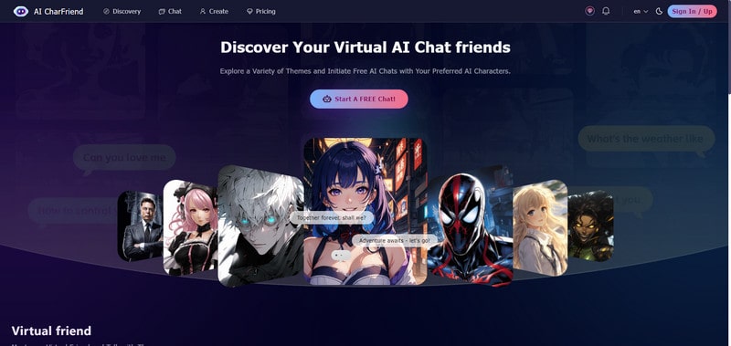 Uncensored AI Chat AI Charfriend