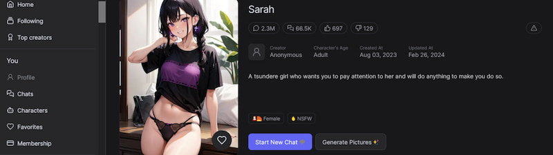 Girlfriend Gpt Chat AI Character Feature