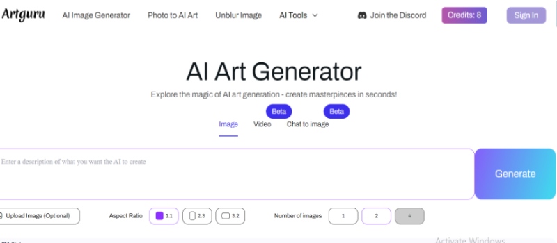 Artguru AI Generator