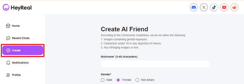 How To Quickly Make NSFW And SFW AI Characters On HeyReal