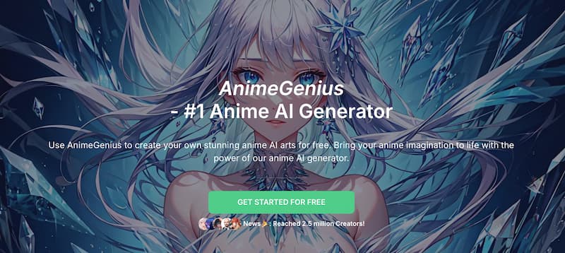 Animegenius AI Anime Generator