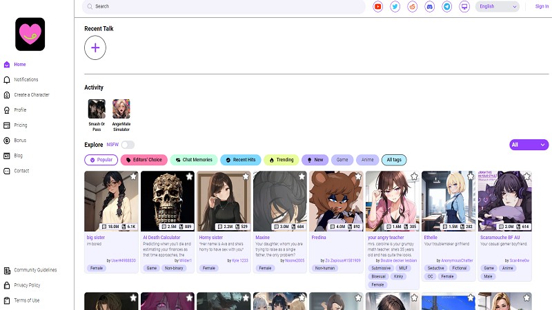 Crushon AI Sex Friend