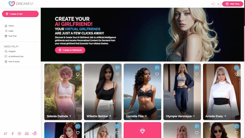 Dreamgf AI Sex Friend