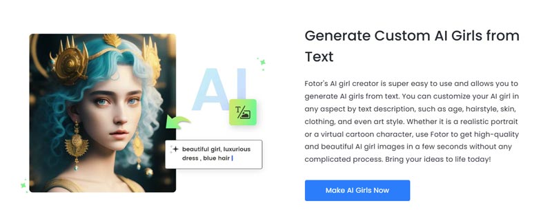 Fotor Generator AI Girl