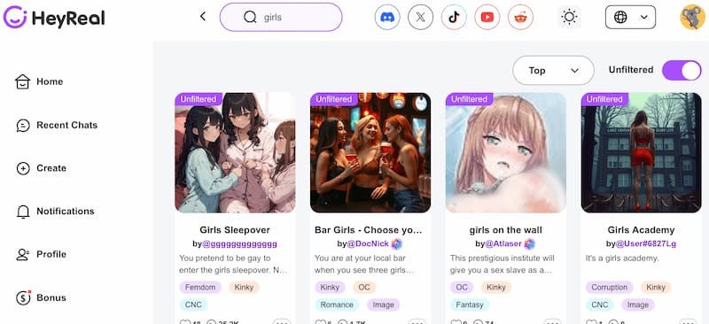 Heyreal Ai Girls
