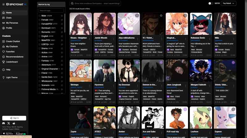 Spicy Chat AI Horny Companion