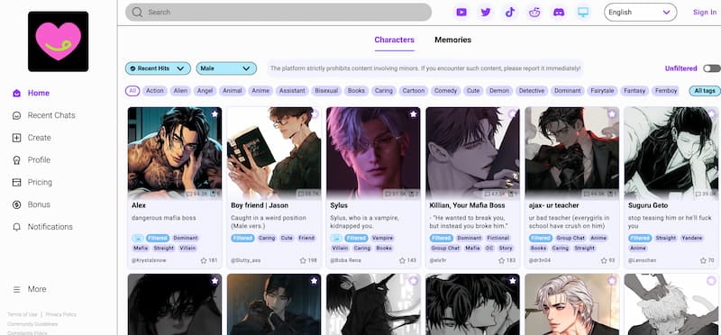 Crushon AI Free Tool