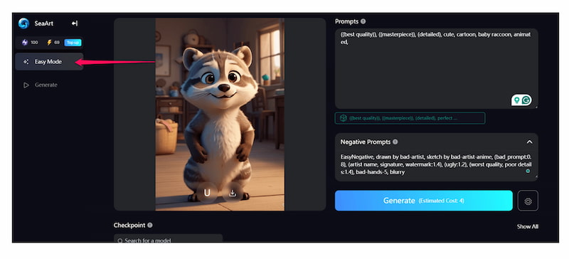 Seaart Ai Text To Image Generator