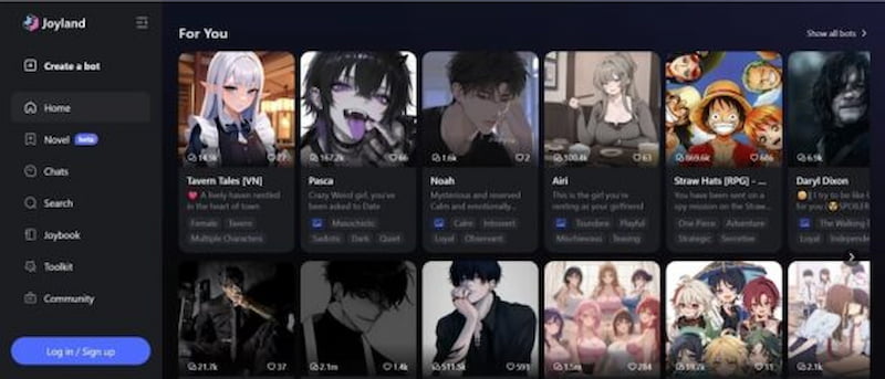 Joyland AI Boyfriend