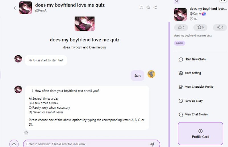 Heyreal Does My Boyfriend Love Me Auiz